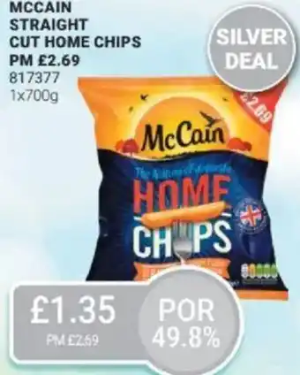 Bestway MCCAIN Straight cut home chips offer