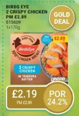 Bestway Birds eye 2 crispy chicken offer