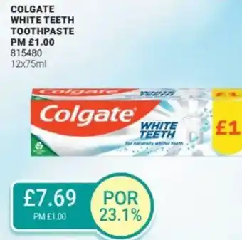 Bestway Colgate white teeth toothpaste offer