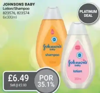 Bestway JOHNSONS BABY Lotion/Shampoo offer