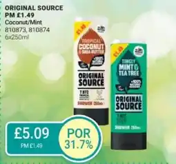 Bestway ORIGINAL SOURCE Coconut/Mint offer