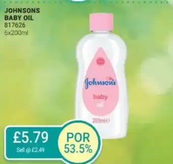 Bestway JOHNSONS Baby Oil offer