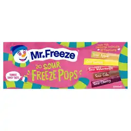 Morrisons Mr Freeze Sour Freezepops offer