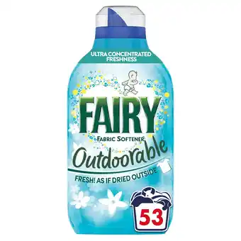 Morrisons Fairy Outdoorable Original Fabric Conditioner Liquid 53 Washes offer