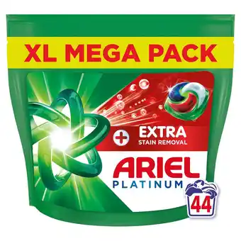 Morrisons Ariel Platinum + Extra Stain Removal All-In-1 Washing Capsules offer