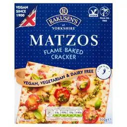 Morrisons Rakusen's Matzos Flame Baked Cracker offer