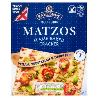 Morrisons Rakusen's Matzos Flame Baked Cracker offer