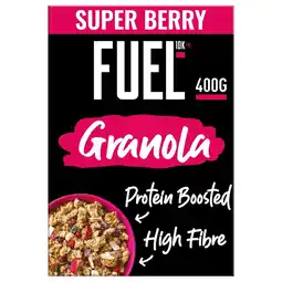 Morrisons FUEL10K Super Berry Protein Granola Breakfast Cereal 400g offer
