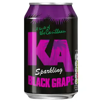 Morrisons Ka Sparkling Black Grape 330ml offer