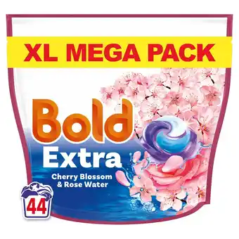 Morrisons Bold All-In-1 Platinum Washing Liquid Pods Cherry Blossom offer