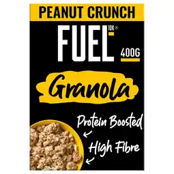 Morrisons FUEL10K Peanut Crunch Protein Granola Breakfast Cereal 400g offer