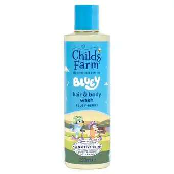 Morrisons Childs Farm Hair & Body Wash Bluey offer
