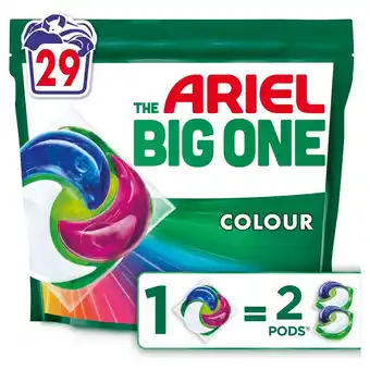Morrisons Ariel Colour The Big One Laundry Capsules 29 Washes offer