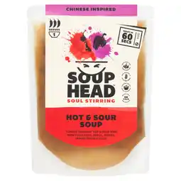 Morrisons Soup Head Chinese Inspired Hot & Sour Soup 300g offer