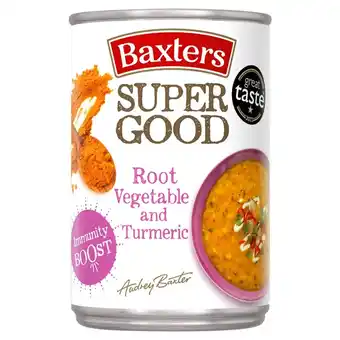 Morrisons Baxters Super Good Root Vegetable & Turmeric Soup 400g offer