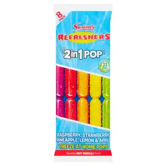 Morrisons Swizzles Refreshers 2 In 1 Ice Pop 8x75ml offer