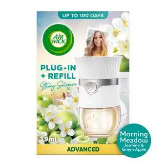 Morrisons Air Wick Electrical Kit Morning Meadow 19ml offer