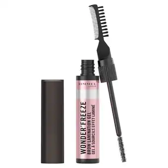 Asda Rimmel Wonder'freeze Brow Lamination Gel Clear offer