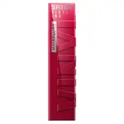 Asda Maybelline SuperStay Vinyl Ink Long Lasting Liquid Lipstick, Shine Finish, 30 Unrivaled offer