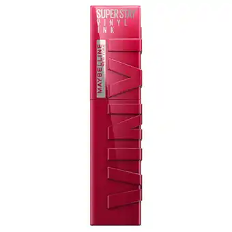 Asda Maybelline SuperStay Vinyl Ink Long Lasting Liquid Lipstick, Shine Finish, 30 Unrivaled offer