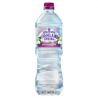 Asda Highland Spring Highland Spring Apple & Blackcurrant Still Flavoured Spring Water 750ml offer