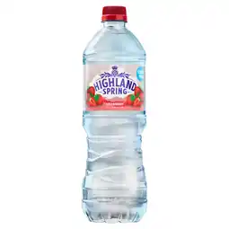 Asda Highland Spring Highland Spring Strawberry Still Spring Water 750ml offer