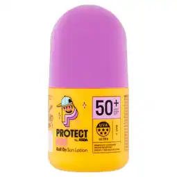 Asda ASDA Protect Kids Very High SPF 50+ Roll On Sun Lotion 50ml offer