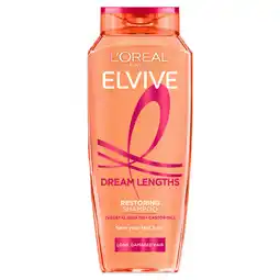 Asda L'Oreal Paris L'Oréal Paris Elvive Dream Lengths Restoring Shampoo, for Long Hair, 300ml offer