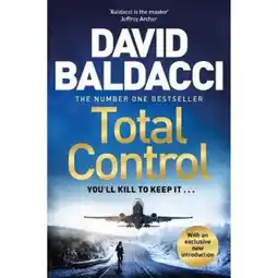 Asda Paperback Total Control by David Baldacci offer
