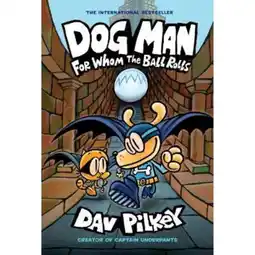 Asda Kids Dog Man: For Whom the Ball Rolls by Dav Pilkey offer