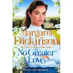 Asda Paperback No Greater Love by Margaret Dickinson offer