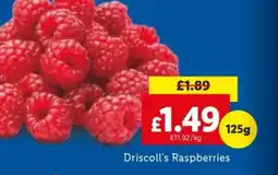 Lidl Driscoll's Raspberries offer