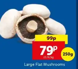 Lidl Large Flat Mushrooms offer