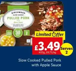 Lidl Slow Cooked Pulled Pork with Apple Sauce offer