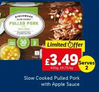 Lidl Slow Cooked Pulled Pork with Apple Sauce offer