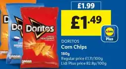 Lidl DORITOS Corn Chips offer