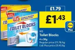 Lidl W5 Toilet Blocks offer
