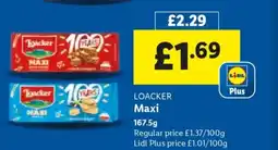 Lidl LOACKER Maxi offer