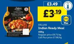 Lidl DELUXE Indian Ready Meal offer