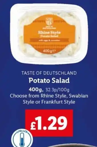 Lidl TASTE OF DEUTSCHLAND Potato Salad offer