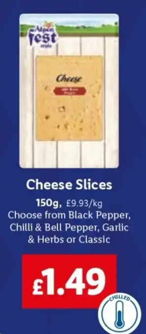 Lidl Cheese Slices offer