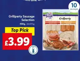 Lidl Grillparty Sausage Selection offer