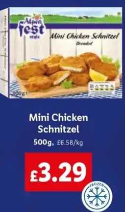 Lidl Mini Chicken Schnitzel offer