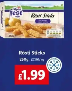 Lidl Rösti Sticks offer