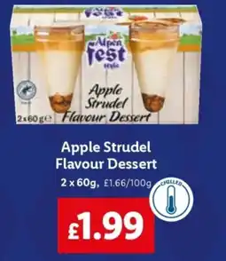 Lidl Apple Strudel Flavour Dessert offer
