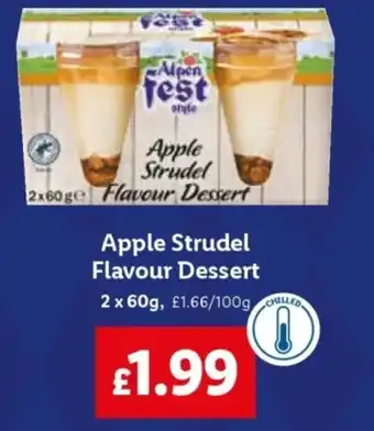 Lidl Apple Strudel Flavour Dessert offer
