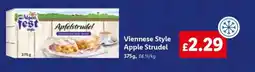Lidl Viennese Style Apple Strudel offer