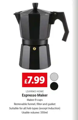 Lidl LIVARNO HOME Espresso Maker offer