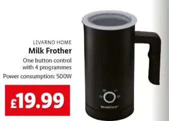 Lidl LIVARNO HOME Milk Frother offer