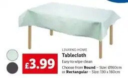 Lidl LIVARNO HOME Tablecloth offer